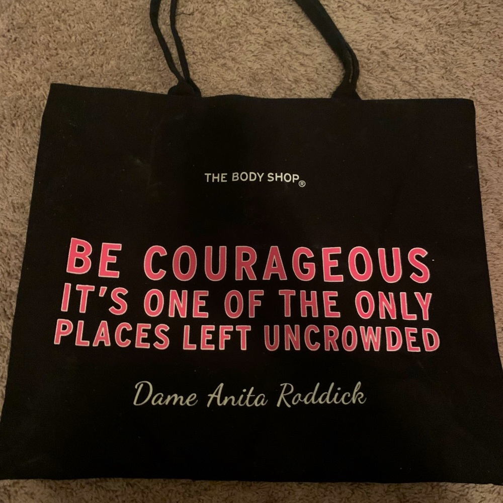 The body shop tote bag